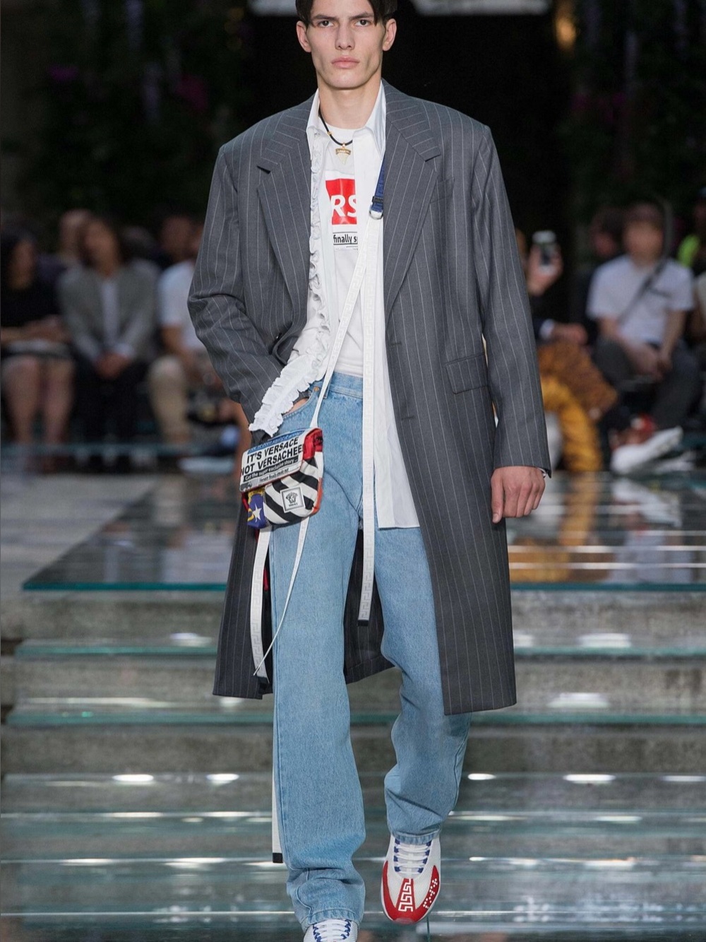 Versace runway jeans